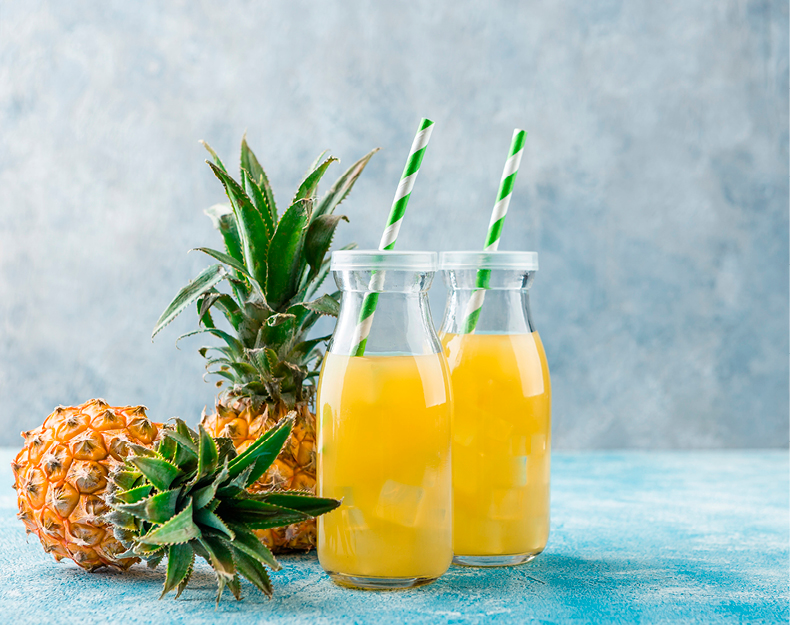Boost processing of colored fruit juices